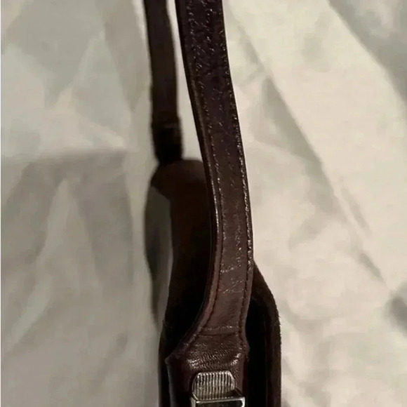 Charles Jourdan Leather Purse Clutch Womens Brown - Picture 4 of 9